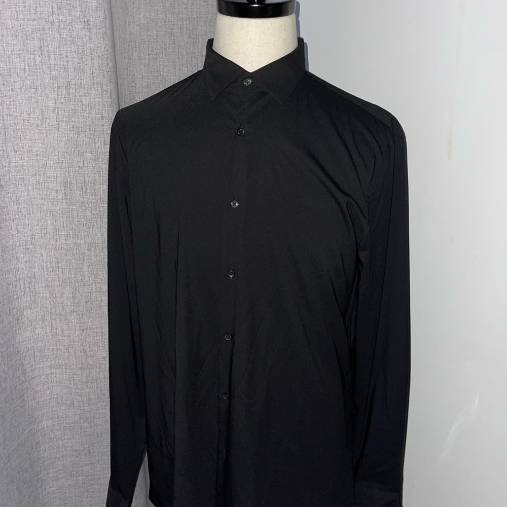 Zara Classic Black Dress Shirt